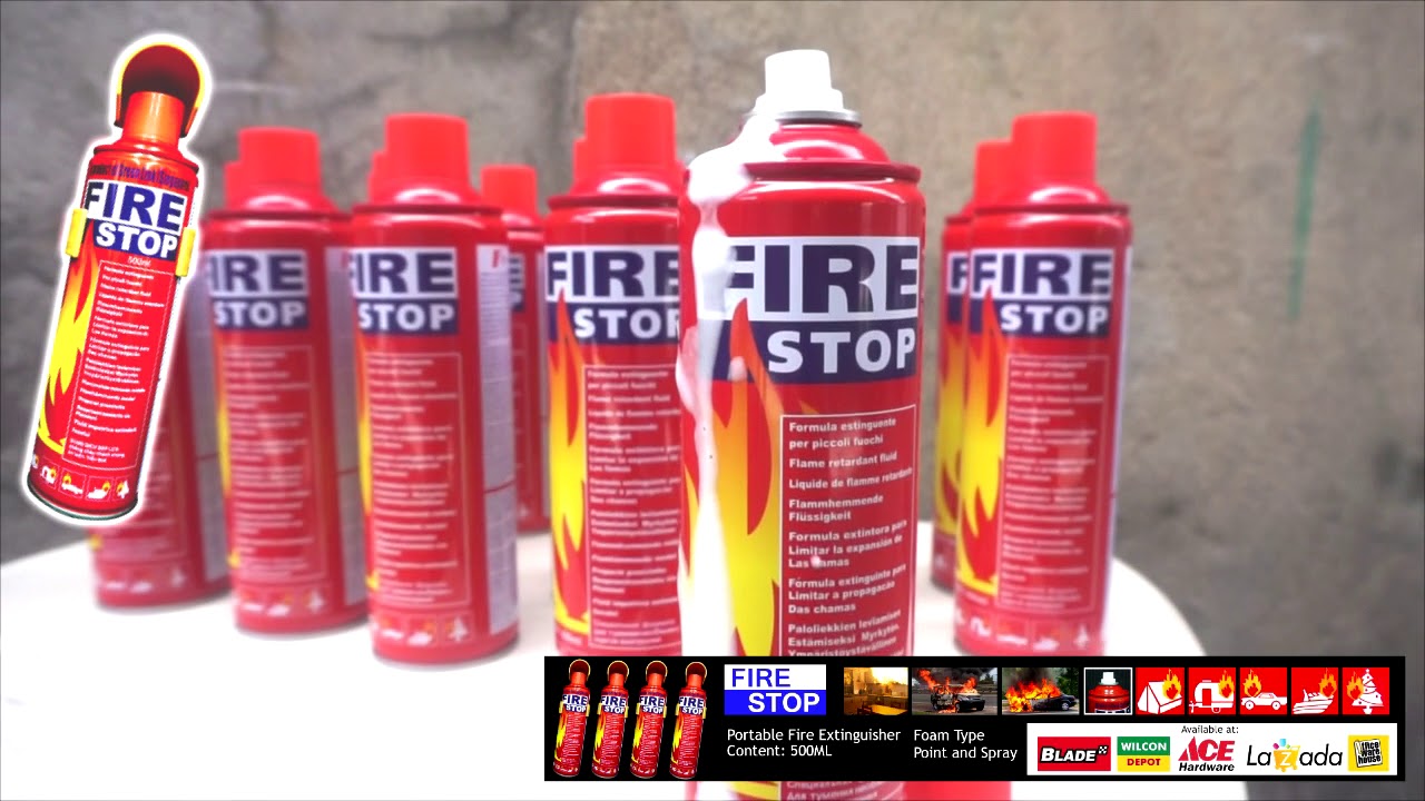 Fire Stop a Portable Fire Extinguisher Demo