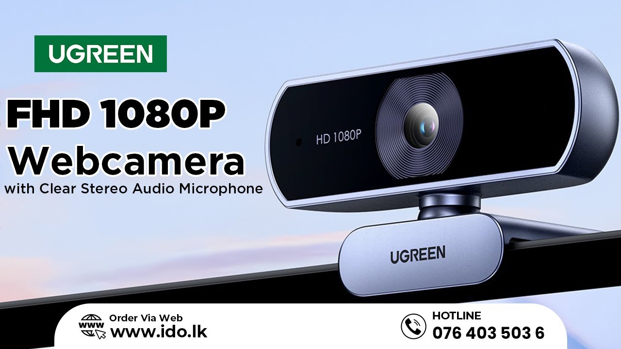 UGREEN 1080P HD Webcam with Microphone 15728