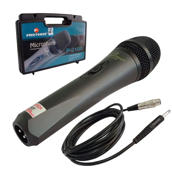Freepower P-2100 Professional Wired Microphone Dynamic Handheld Mic@ido.lk