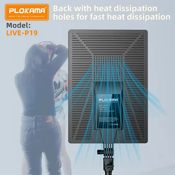 Plokama Live-P19 LED Fill Light Panel @ido.lk