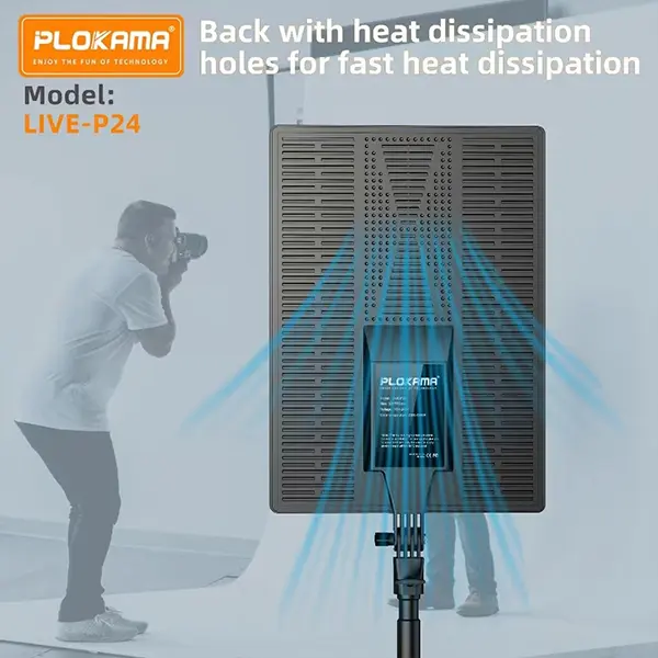 Plokama Live P24 LED Video Light Panel @ ido.lk