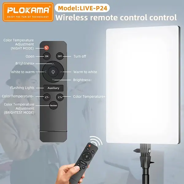 Plokama Live P24 LED Video Light Panel@ ido.lk