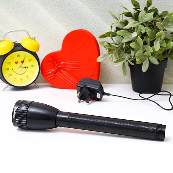 GEEPAS GFL3894N Rechargeable LED Waterproof Torch @ ido.lk