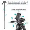 Jmary Professional Aluminium Tripod and Monopod Online @ido.lk  x