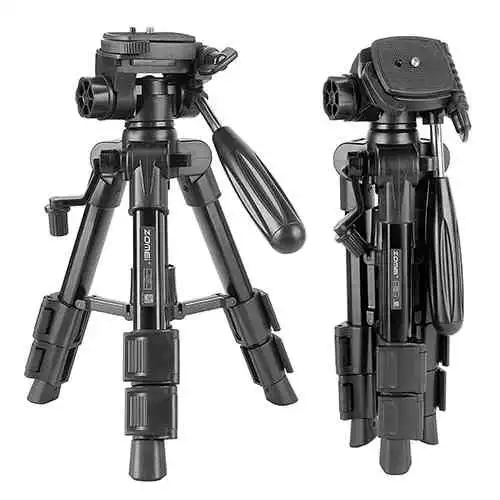 Zomei Q100 20" 3-way Fluid Head Mini Table Top Tripod - Image 7