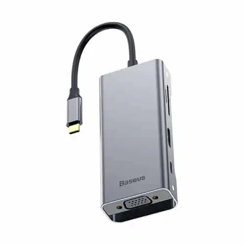 Baseus Square Desk Type-C Multi-Functional Hub USB 3.0 * 3 VGA - Image 2