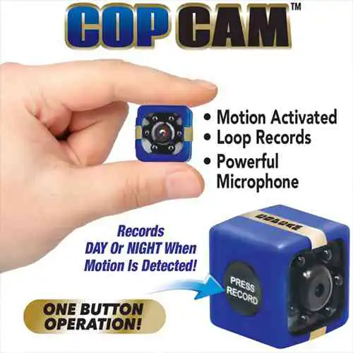 Motion-activated security camera records