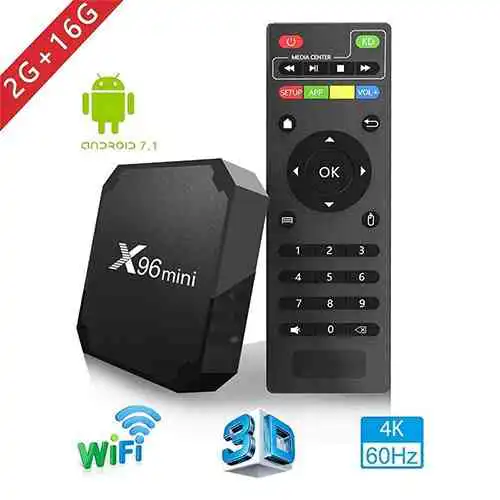 X96 Mini Android 7.1 4K TV BOX 2GB RAM 16GB ROM - Image 2
