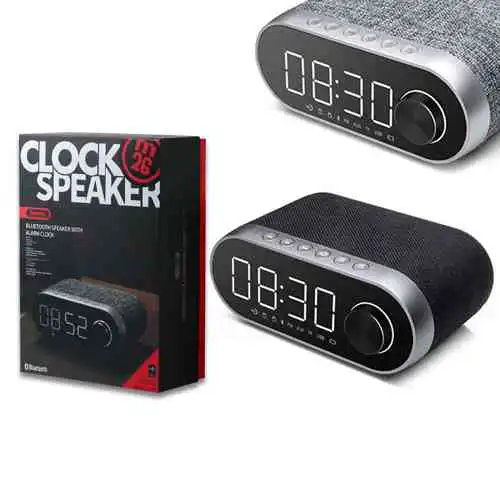 Remax FM Multifunctional Alarm/Radio Bluetooth Speaker - Image 5