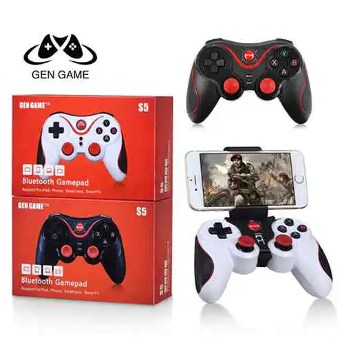 S5 Wireless Bluetooth Gamepad Bluetooth 3.0 Joystick Game Controller - Image 4
