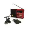 JOC Rechargeable USB and microSD Slot Mini FM Radio @ido.lk x