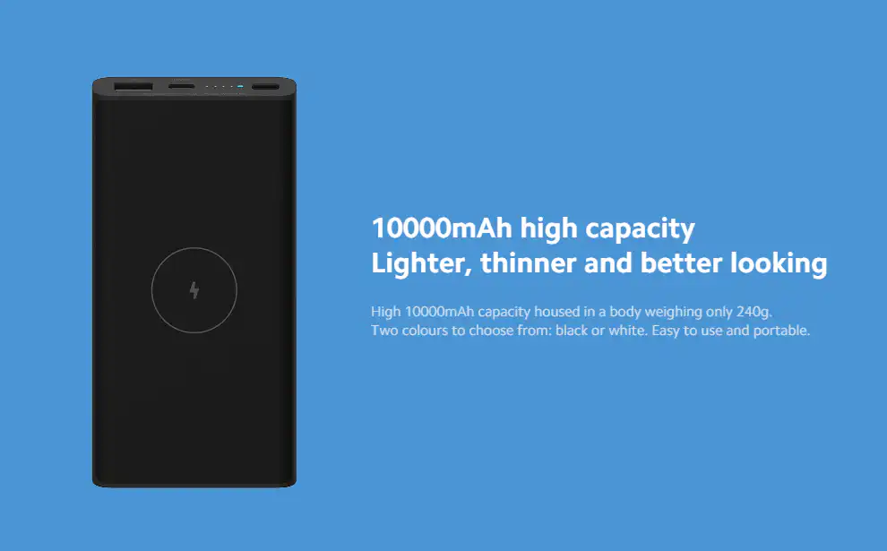 Xiaomi 10W Wireless Power Bank 10000 - Xiaomi Global Official - ido.lk Sri Lanka