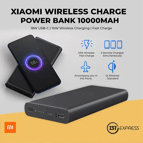 Xiaomi Mi Wireless Charger Power Bank 10000mAh@ido.lk