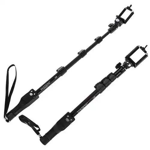 Yunteng YT 1288 Bluetooth Selfie Stick - Black, with Remote - Image 4