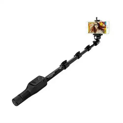 Yunteng YT 1288 Bluetooth Selfie Stick - Black, with Remote - Image 3