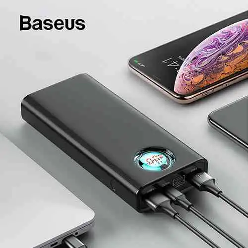 Baseus Mulight PD3.0 Quick charge power bank 20000mAh - Image 4