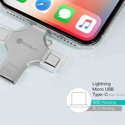 Coteetci 4in1 Memory Series 16GB Flash Drive - Image 3