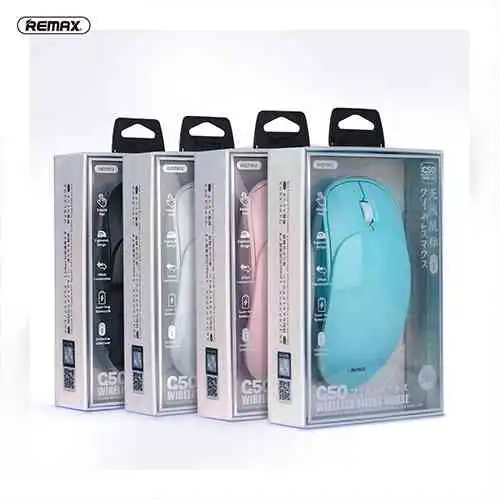 Remax G50 Wireless Slider Mouse Black - Image 3