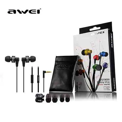 Awei ES900i Wired In-ear Headphones Earphones Headset with MIC - Image 6