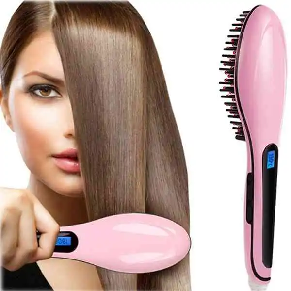 Fast Hair Straightener Brush