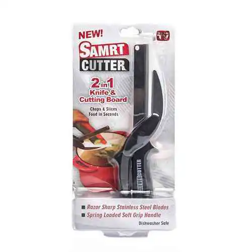 Kitchen Smart Cutter 2-in-1 Knife & Chopping Board