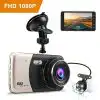 Car DVR Camera Dual Lens Full HD 1080P 4 Inch