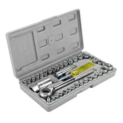 AIWA 40 Piece Combination Socket Wrench Set