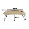 Portable Foldable Laptop Desk Cup Holder Table@ido.lk  x
