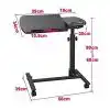 Portable folding table