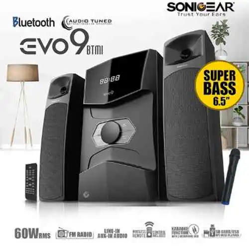 SonicGear Evo 9 BTMI Bluetooth Multimedia Speaker