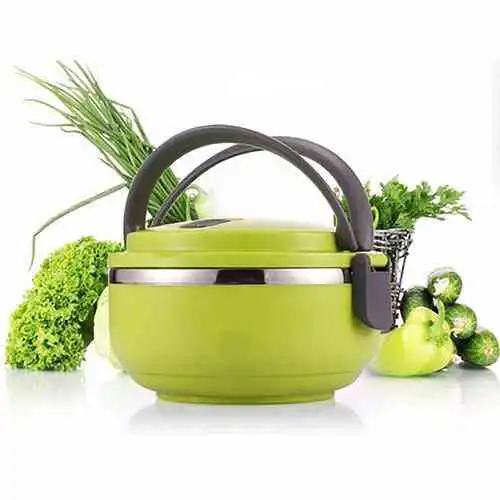 1 Layer Round Stainless Steel Lunch Box