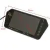 7'' HD 5MP Bluetooth Car Rear View Mirror