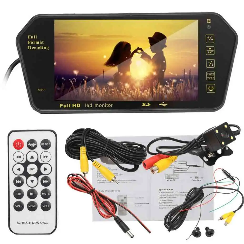 7inch HD 5MP Bluetooth Car Rear View Mirror: Buy 7inch HD 5MP Bluetooth Car Rear View Mirror Best Price in Sri Lanka | ido.lk