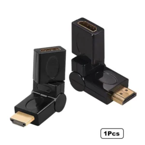 HDMI Male to Female Angle Adjustable Rotatable Adapter@ ido.lk