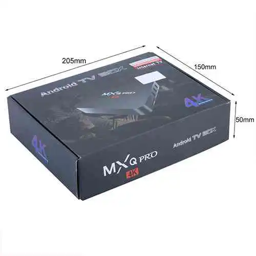 MXQ Pro 4K Android TV Box with 2GB RAM/16GB ROM