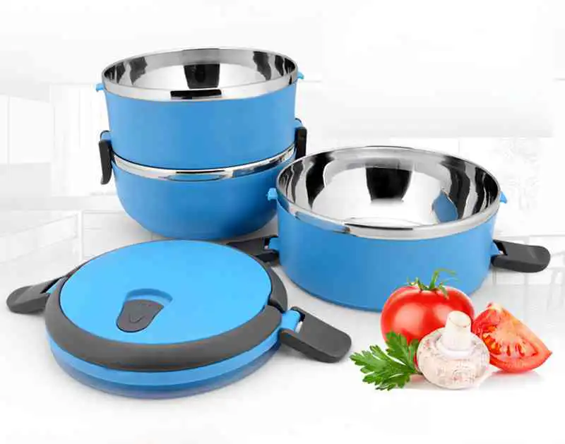 Multifunction     Layer Stainless Steel Bento Lunch Box Insulation Food Containers Bento Box