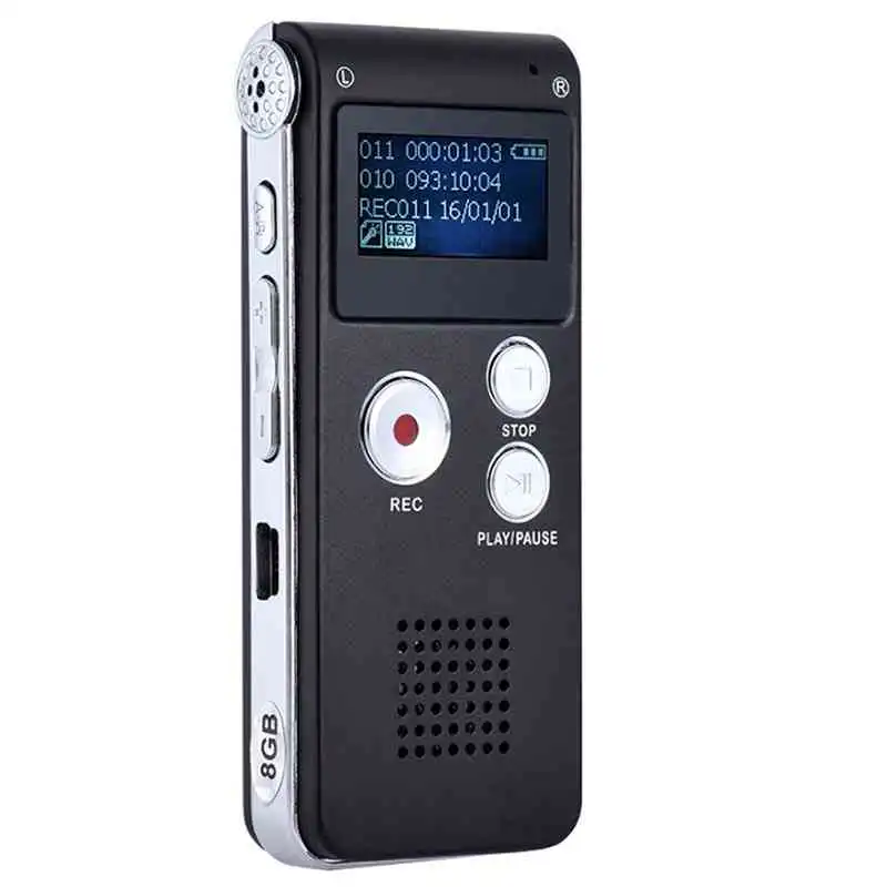 Portable Digital Voice Recorder SK GB Black p