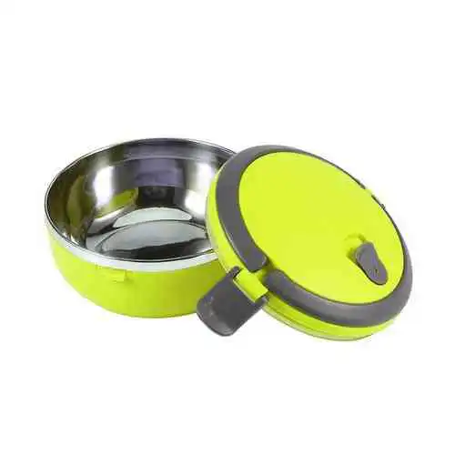 1 Layer Round Stainless Steel Lunch Box
