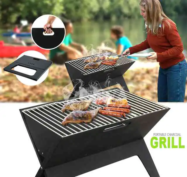 mydeal lk folding charcoal bbq grill 