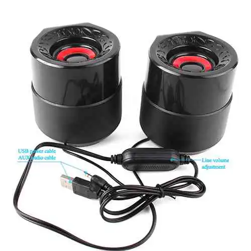 Multimedia Speaker USB 2.0 for PC or Laptop KISONLI A909
