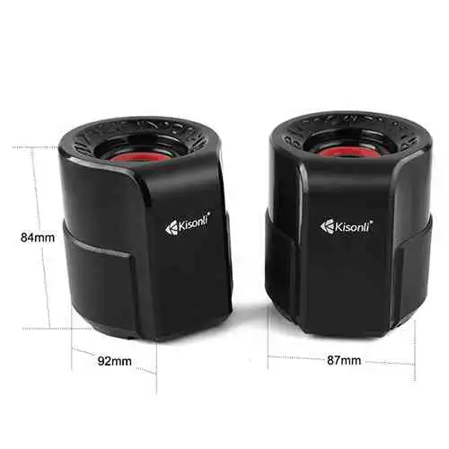 Multimedia Speaker USB 2.0 for PC or Laptop KISONLI A909