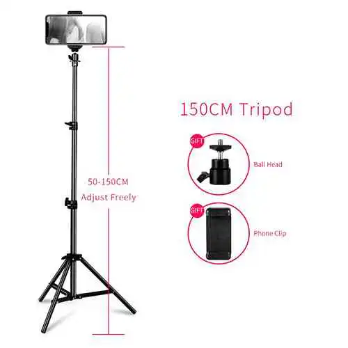 Selfie Light Stand Tripod