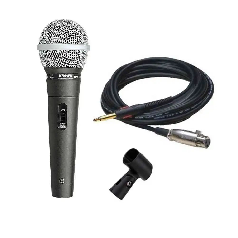 AHUJA AUD 98XLR Dynamic Corded Mic by ido.lk Best Price in Sri Lanka