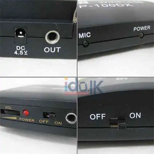 Mini Wireless Collar Mic Receiver and Transmitter
