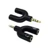 Audio Splitter 3.5mm Jack Aux Cable