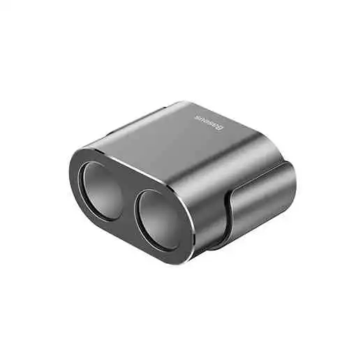 Baseus Car Cigarette Lighter Socket Splitter 12V-24V Dual USB Car Charger