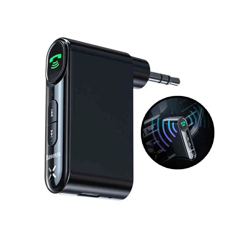Baseus Qiyin AUX Car Bluetooth Receiver Black x