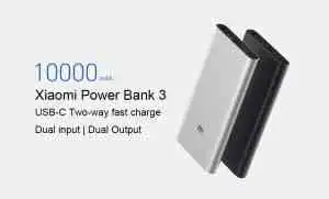 Xiaomi Original Power Bank 3 Fast Charging MI 10000 mAh 7 xiaomi original power bank,mi power bank 3,mi type c power bank