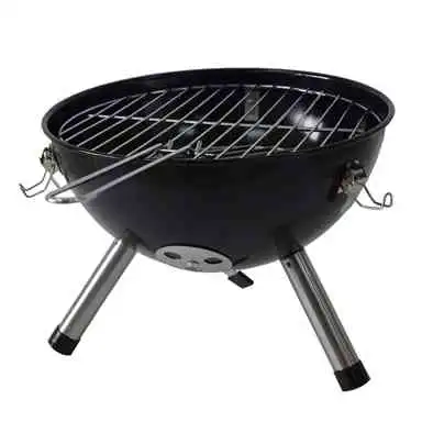 Jumbuck Black Portable Charcoal Grill BBQ