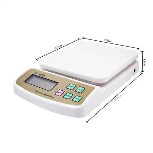 10Kg Digital Kitchen Scale SF400A